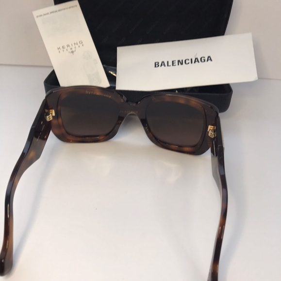 💯 Original  BALENCIAGA BB0069S 007 Oversized  Sunglasses - Picture 6 of 12